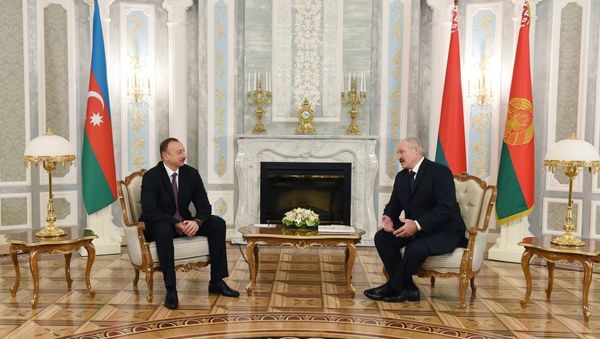 Встреча президентов Азербайджана и Белоруси в Минске - Sputnik Азербайджан