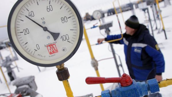 Пуск в эксплуатацию участка газопровода Миннибаево-Казань - Sputnik Азербайджан
