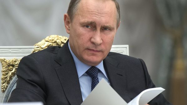 Президент России Владимир Путин - Sputnik Азербайджан