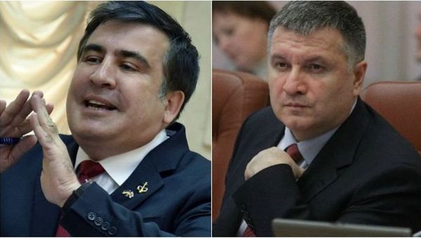 Михаил Саакашвили и Арсен Аваков - Sputnik Азербайджан