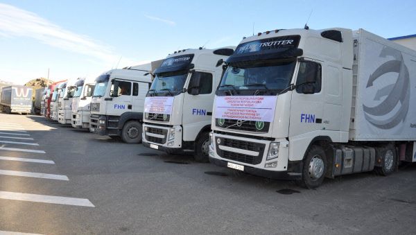 FHN-in yardım maşınları - Sputnik Азербайджан