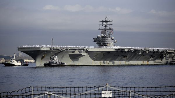 Авианосец США Рональд Рейган. Архивное фото - Sputnik Азербайджан