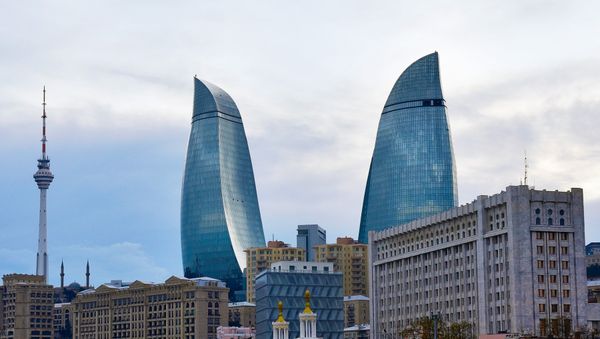 Вид на Flame Towers - Sputnik Азербайджан