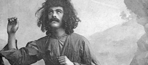 Гусейнкули Сарабский в роли Меджнуна в 1909 году - Sputnik Азербайджан