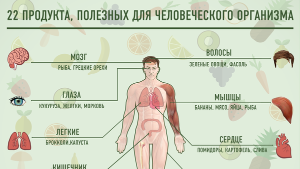Продукты, полезные для здоровья - Sputnik Азербайджан