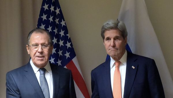 Встреча главы МИД РФ С.Лаврова с государственным секретарем Соединенных Штатов Америки Дж.Керри - Sputnik Азербайджан