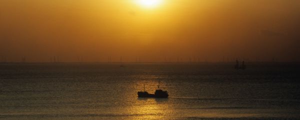 Закат на Каспийском море - Sputnik Азербайджан