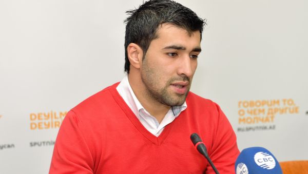 Шахин Атамов, многократный призер чемпионатов мира и Европы по карате Шахин Атамов, многократный призер чемпионатов мира и Европы по карате - Sputnik Азербайджан
