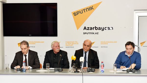 Пресс-конференция по вопросам экологии в пресс-центре агентства Sputnik - Sputnik Азербайджан