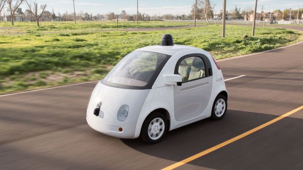 Самоуправляемый автомобиль Google - Sputnik Азербайджан