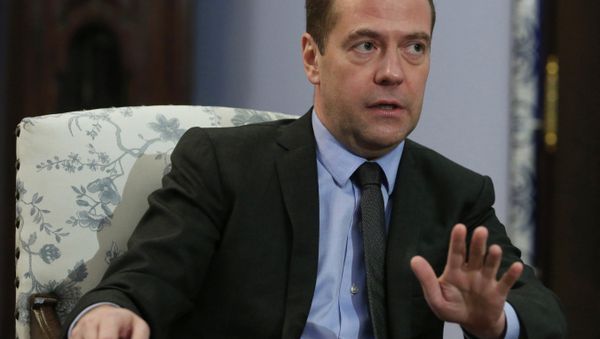 Председатель правительства РФ Дмитрий Медведев - Sputnik Азербайджан