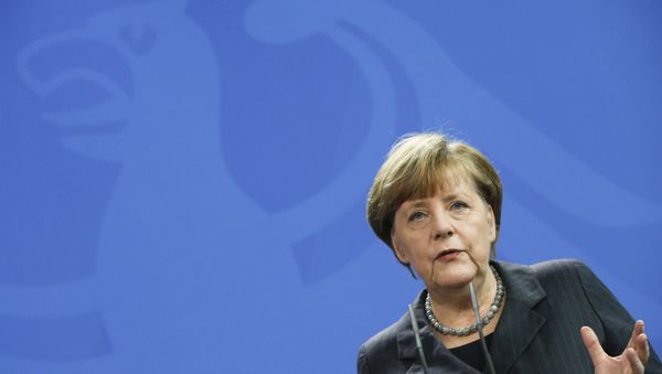 Ангела Меркель, канцлер Германии - Sputnik Азербайджан