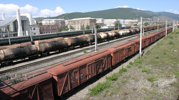 Грузовые составы. Архивное фото - Sputnik Азербайджан