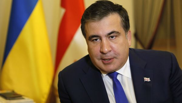 Михаил Саакашвили, председатель Одесской областной государственной администрации - Sputnik Азербайджан