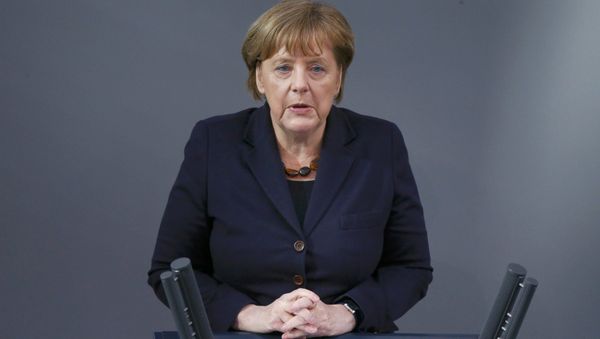 Ангела Меркель, канцлер Германии - Sputnik Азербайджан