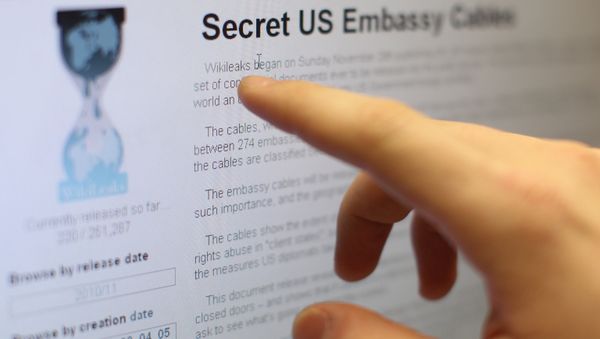 Пользователи интернета читают сайт WikiLeaks - Sputnik Азербайджан