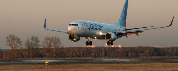 Самолет авиакомпании Flydubai. Архивное фото - Sputnik Азербайджан