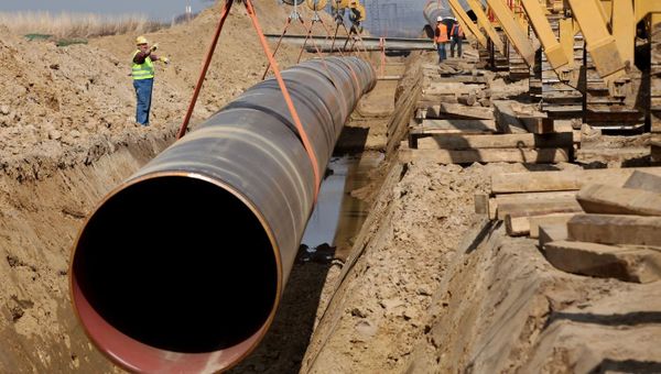 Строительство газопровода. Архивное фото - Sputnik Азербайджан