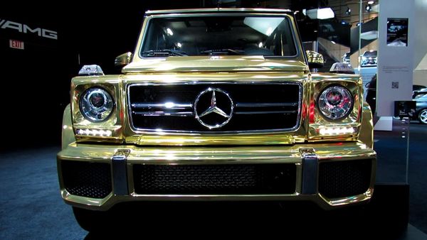 Золотой Mercedes G63 - Sputnik Азербайджан