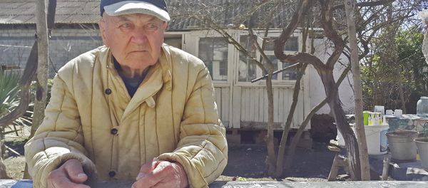 Kənd sakinlərinin Volodya baba adlandırdığı Avdenko Vladimir Stepanoviç - Sputnik Азербайджан