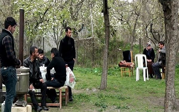 Поминки  Кямали Исмаиловой в ее родном селе - Sputnik Азербайджан