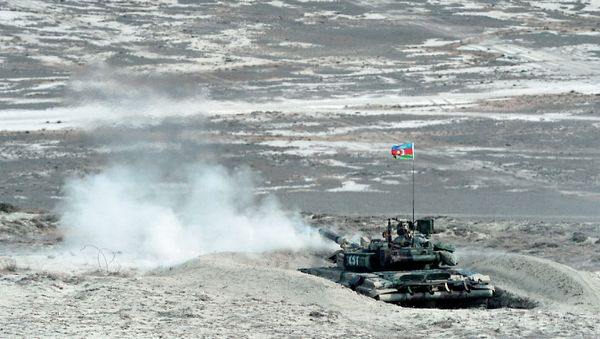 Военные учения, проводимые в Нахчыванской АР. Архивное фото - Sputnik Азербайджан