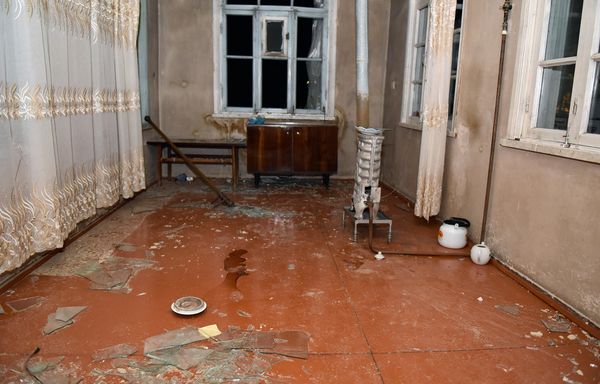 Разрушенный дом Ольги Кругловой - Sputnik Азербайджан