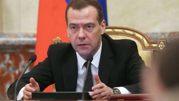 Председатель правительства РФ Дмитрий Медведев. Архивное фото - Sputnik Азербайджан