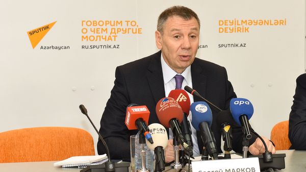 Пресс-конференция члена ОП РФ Сергея Маркова  Sputnik Азербайджан - Sputnik Азербайджан