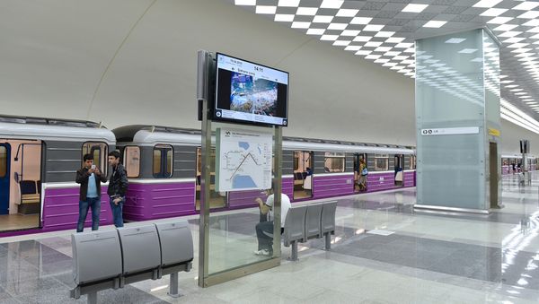 Станция Бакинского метрополитена, фото из архива - Sputnik Азербайджан