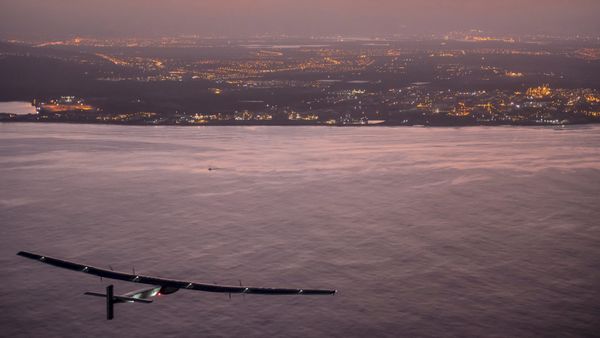 Тестовый полет самолета Solar Impuls 2 над Гаваями - Sputnik Азербайджан