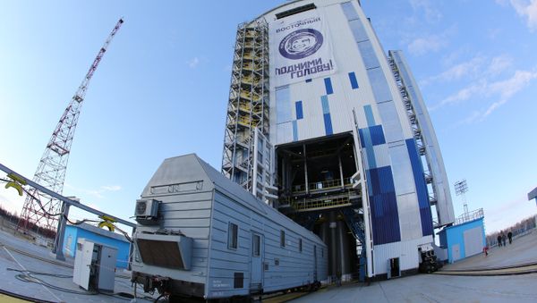 Первый запуск ракеты с нового российского космодрома Восточный. Архивное фото - Sputnik Азербайджан