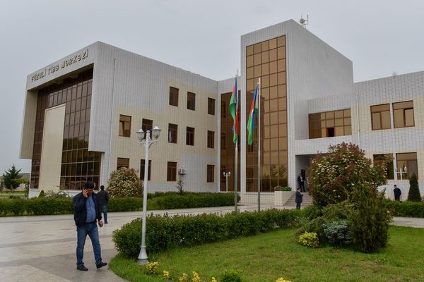 Здание Физулинского диагностического центра Здание Физулинского диагностического центра - Sputnik Азербайджан