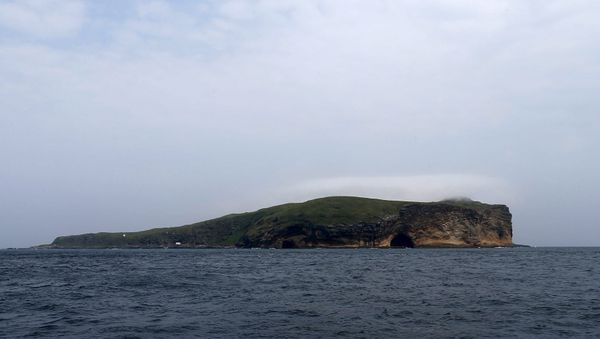 Островок в в Восточно-Китайском море. Архивное фото - Sputnik Азербайджан