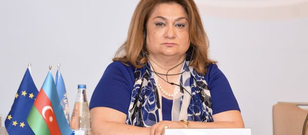 Глава Государственного комитета по проблемам семьи, женщин и детей Хиджран Гусейнова - Sputnik Азербайджан