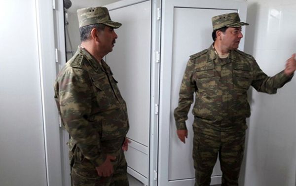 Министр обороны проверил ход строительства военных городков - Sputnik Азербайджан