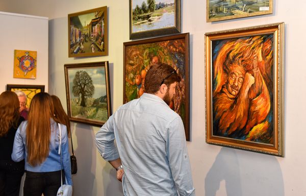 Открытие выставки Из вчера в сегодня в галерее Союза художников Азербайджана - Sputnik Азербайджан