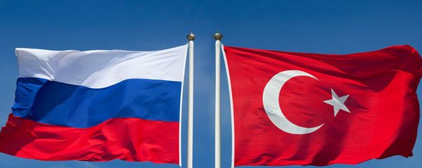 Флаг России и Турции - Sputnik Азербайджан