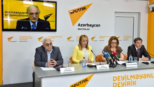 Видеомост Баку-Минск - Sputnik Азербайджан