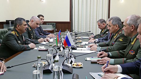 Встреча Сергея Шойгу и Закира Гасанова - Sputnik Азербайджан