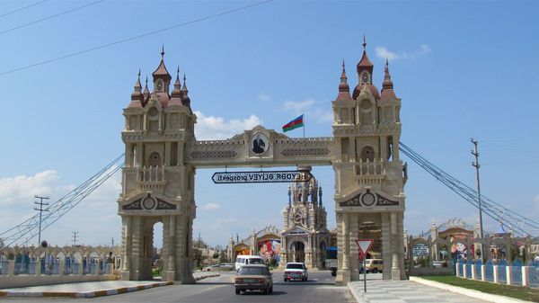 Xaçmaz rayonun girişi - Sputnik Азербайджан