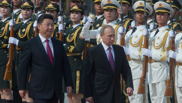 Официальный визит президента РФ В. Путина в Китайскую Народную Республику - Sputnik Азербайджан
