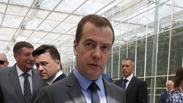 Рабочая поездка премьер-министра РФ Д. Медведева в Московскую область - Sputnik Азербайджан