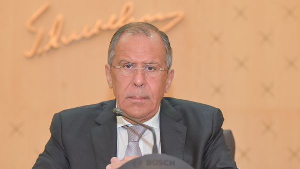 Министр иностранных дел Сергей Лавров в ходе пресс-конференции глав МИД Азербайджана в Баку - Sputnik Азербайджан