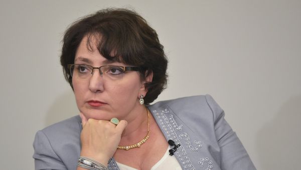 Министр обороны Грузии Тинатин Хидашели. Архивное фото - Sputnik Азербайджан