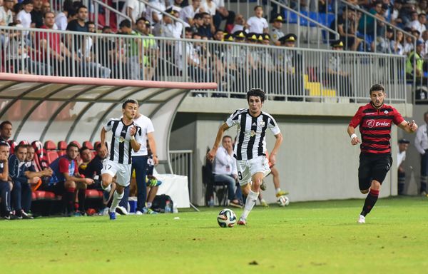 Второй квалификационный матч Лиги Европы. Матч Нефтчи-Шкендия - Sputnik Азербайджан