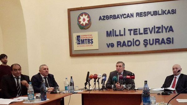 Заседание Национального совета по телерадиовещанию Азербайджана. Архивное фото - Sputnik Азербайджан