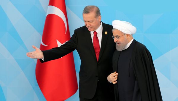 Rəcəb Tayyip Ərdoğan və Həsən Ruhani. İstanbul, 14 aprel 2016-cı il - Sputnik Азербайджан