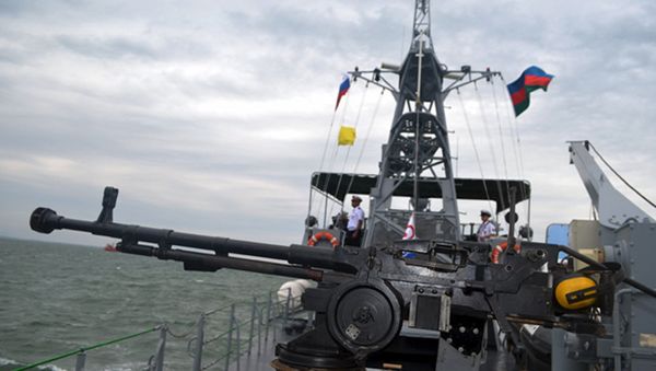 Военные моряки Азербайджана добились успеха в конкурсе Кубок Каспия-2016 - Sputnik Азербайджан