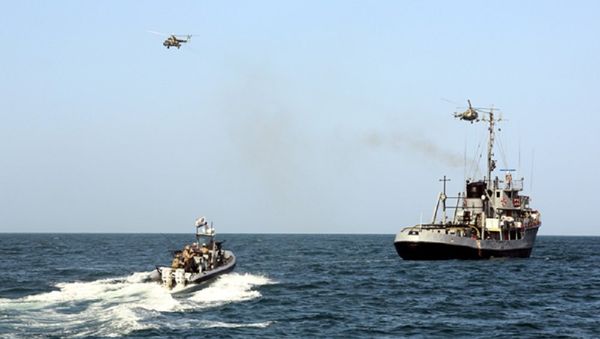 В ходе учений Военно-морских сил проведен этап боевой стрельбы - Sputnik Азербайджан